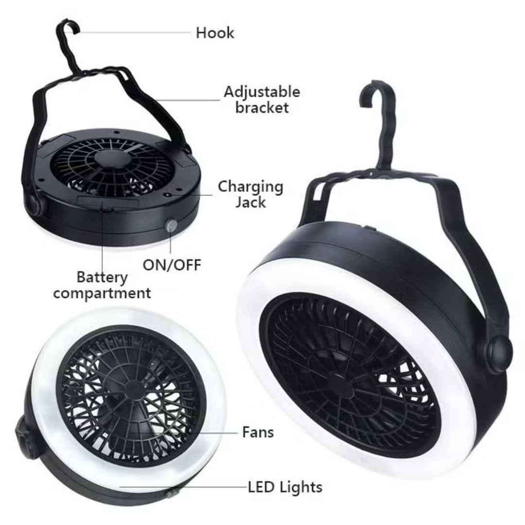 CAMP TENT FAN-LIGHT (RENT)