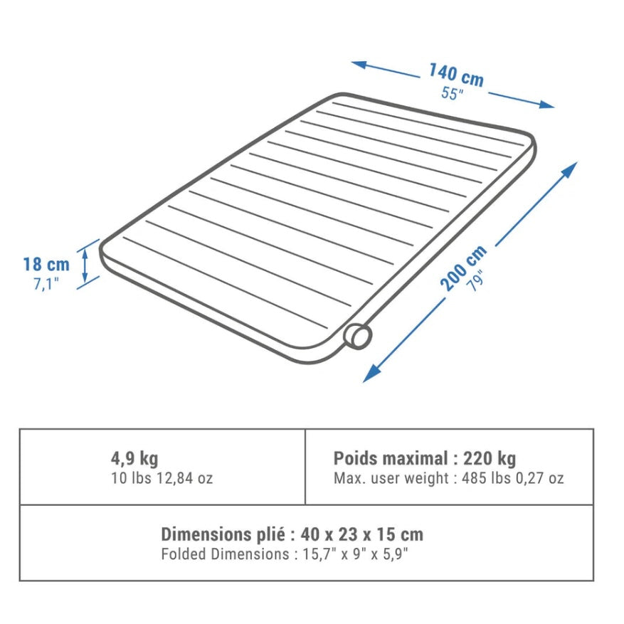 CAMPING MATTRESS 2-PERSON (RENT)