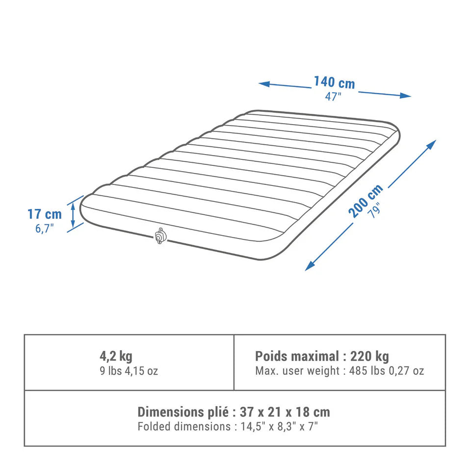 CAMPING MATTRESS 2-PERSON (RENT)